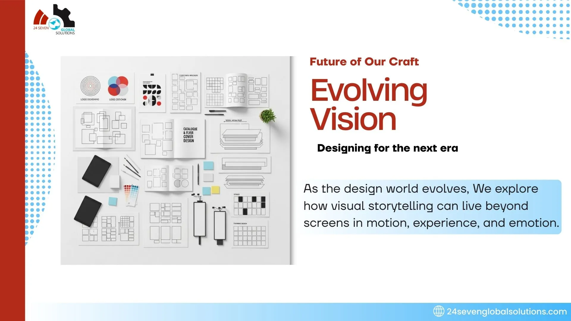 Future-focused graphic design concepts and visual storytelling innovation